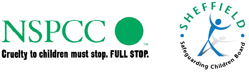 NSPCC and Sheffiled Safeguarding Children Board Logos