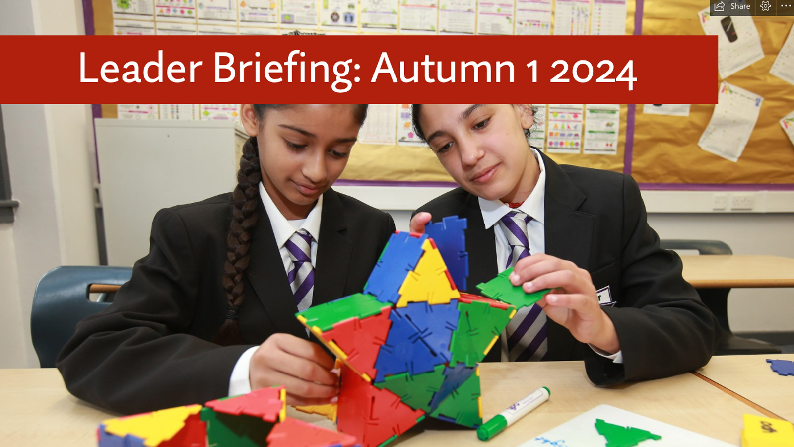 Link to Leader Briefing - Autumn 1 2024